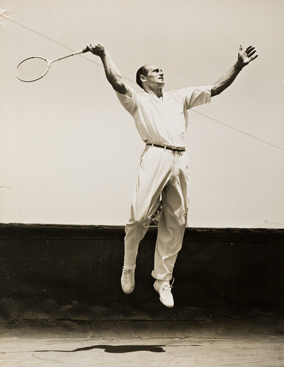 JACK PASHKOVSKY (1911-2001) A pair of photographs depicting tennis star Bill Tilden.